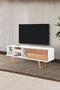 Hanah Home Ela 3330 Soporte para TV Blanco y Nogal